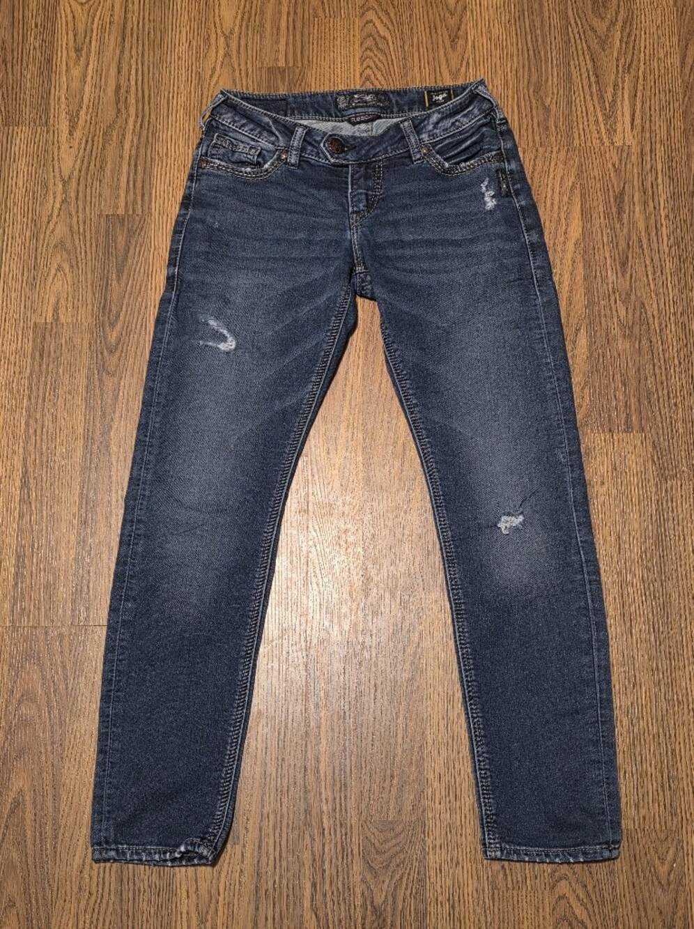 Silver Jeans Co Tuesday Low Rise Skinny Jeans W26 L29 Dark Wash Stretch Y2K A76